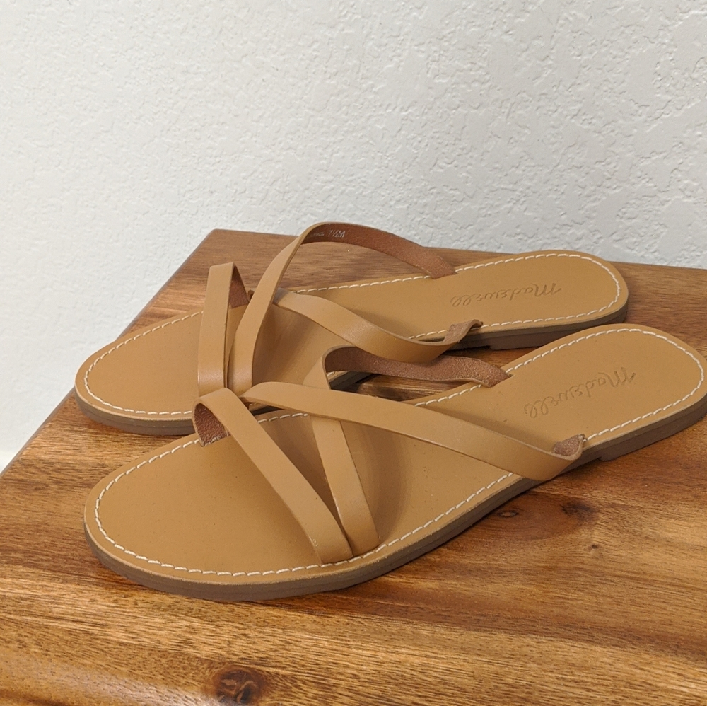 Madewell Skinny Strap Slide Sandals